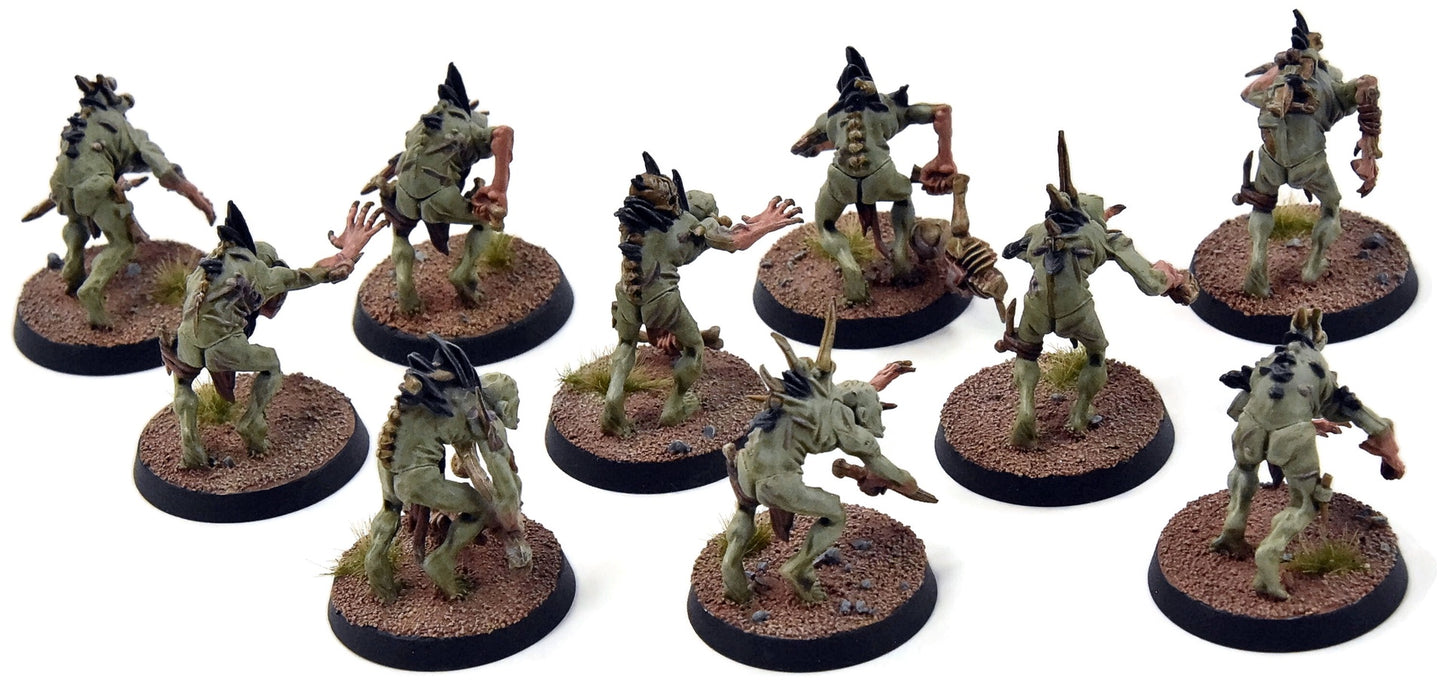 FLESH-EATER COURTS 10 Crypt Ghouls #2 WELL PAINTED Sigmar