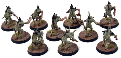 FLESH-EATER COURTS 10 Crypt Ghouls #2 WELL PAINTED Sigmar