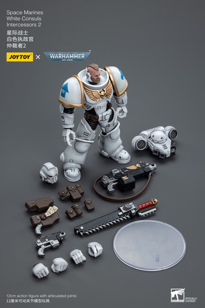 White Consuls Intercessors 2 Space Marines Joy Toy
