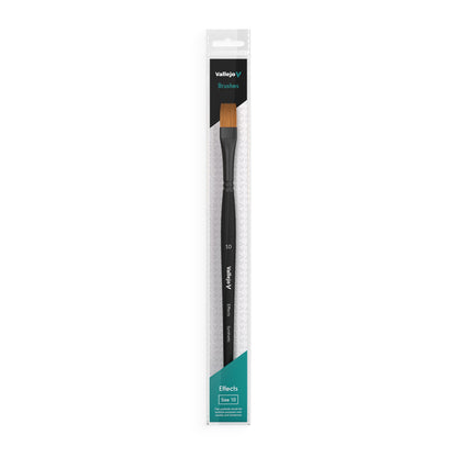 Vallejo - Flat Rectangular Synthetic Brush No. 10(6 (VAL-B04010)