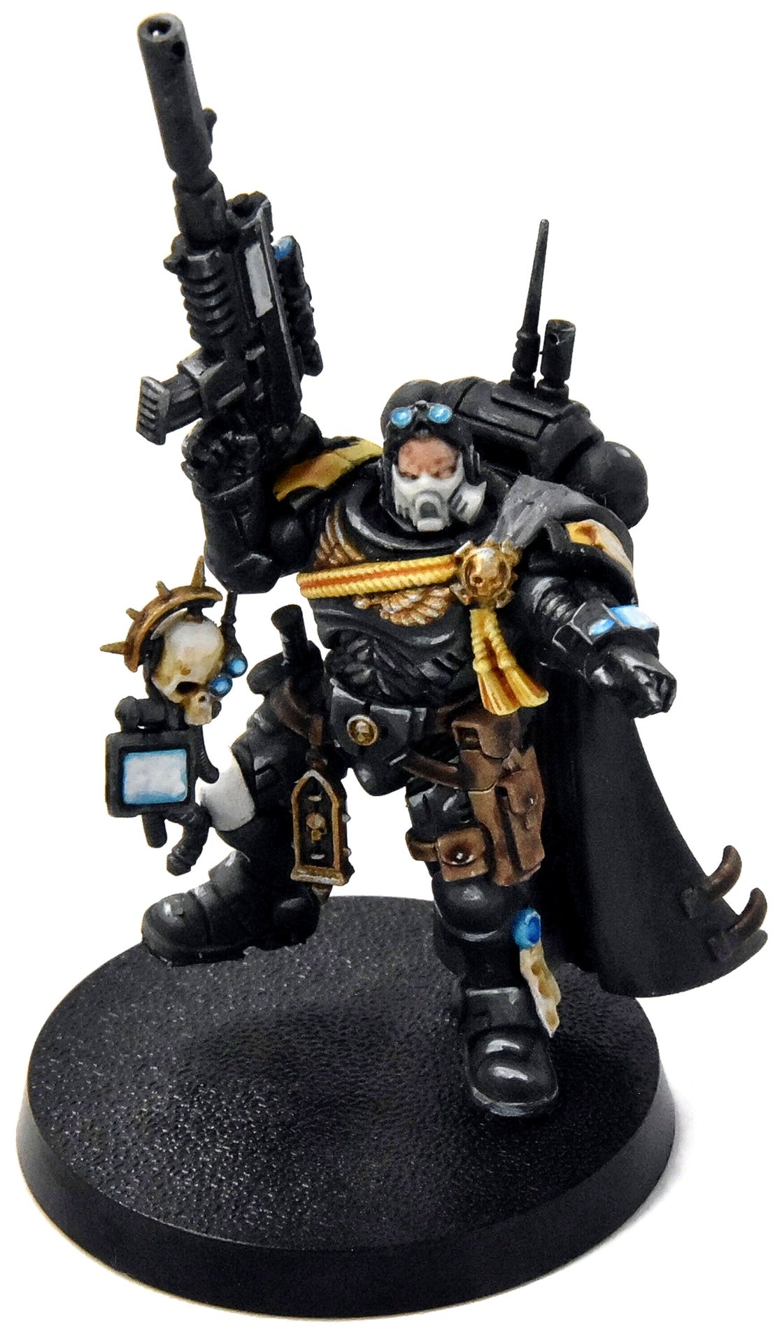 SPACE MARINES Imperial Fists Phobos Captain #4 WELL PAINTED Warhammer 40K