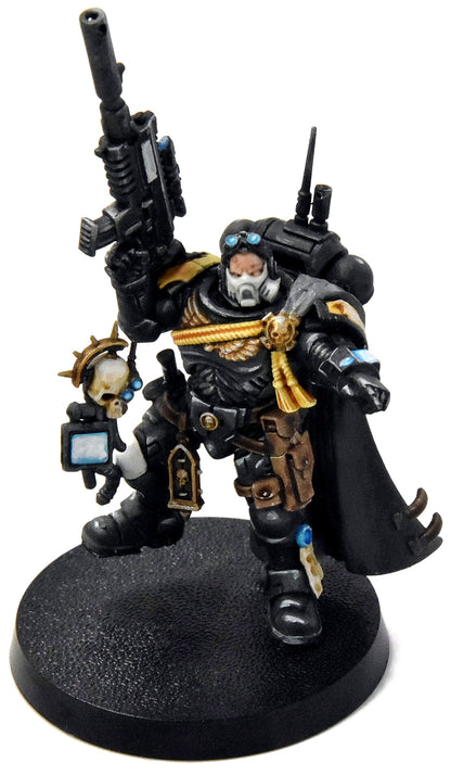 SPACE MARINES Imperial Fists Phobos Captain #4 WELL PAINTED Warhammer 40K