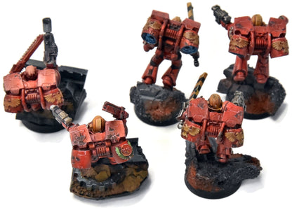 BLOOD ANGELS 5 Assault Squad With Jump Pack #48 WELL PAINTED Warhammer 40K