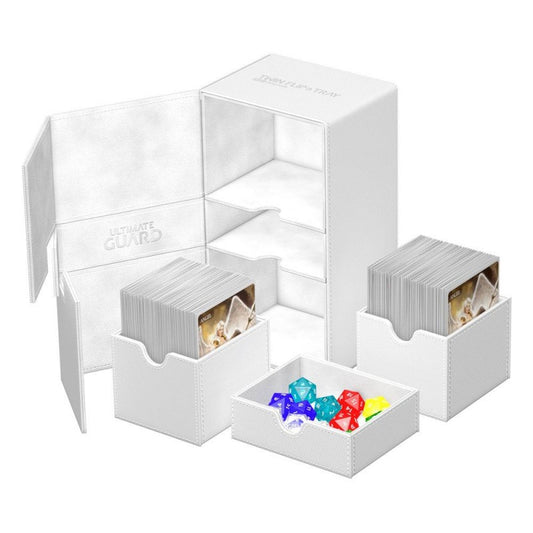 Ultimate Guard Twin Flip N Tray Deck Case Monocolor White 200+