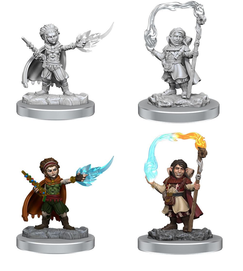 D&d Unpainted Minis Wv20 Halfling Wizards