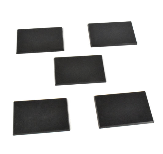 5 * 50mm x 75mm rectangle Bases