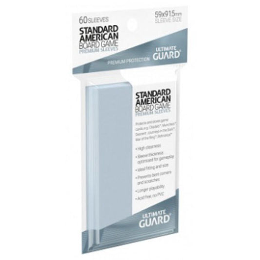 Ultimate Guard Sleeves Premium Bg Cards Standard American 60Ct