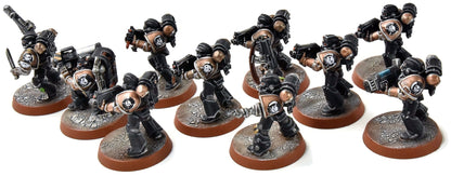 SPACE MARINES 10 Tactical Marines Squad #4 PRO PAINTED Warhammer 40K