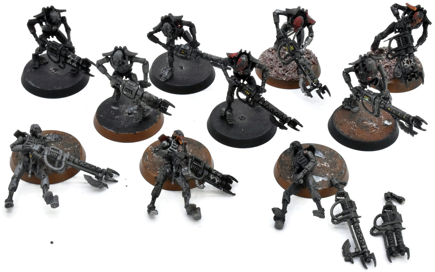 NECRONS 10 Necron Warriors (5 Flayers 5 Reapers) #2 Warhammer 40K
