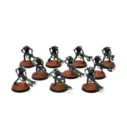 NECRONS 10 Warriors #1 WELL PAINTED Warhammer 40K