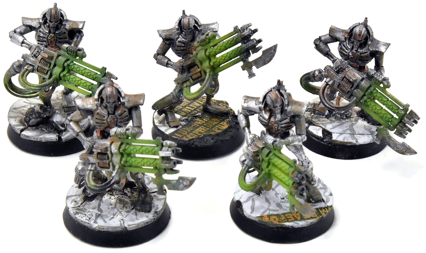 NECRONS 5 Immortals #2 WELL PAINTED Warhammer 40K