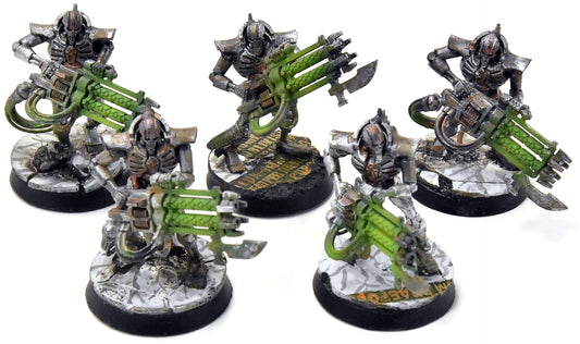NECRONS 5 Immortals #2 WELL PAINTED Warhammer 40K