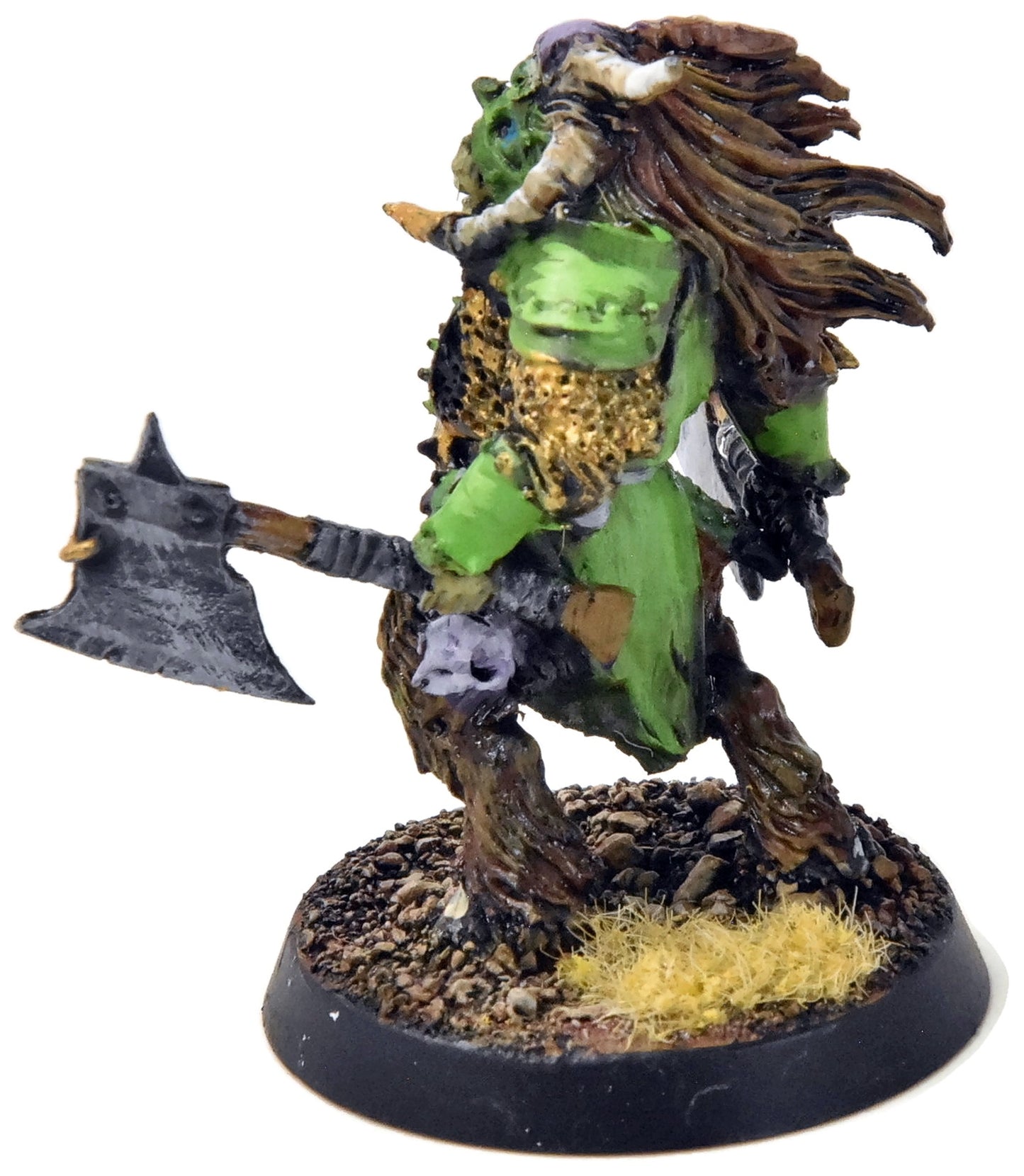 BEAST OF CHAOS Beast Lord with Paired Man-Ripper Axes #1 WELL PAINTED Sigmar