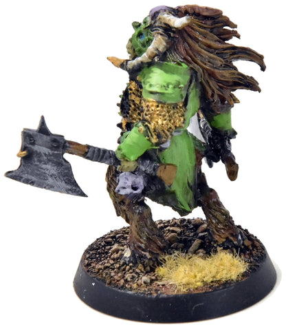 BEAST OF CHAOS Beast Lord with Paired Man-Ripper Axes #1 WELL PAINTED Sigmar