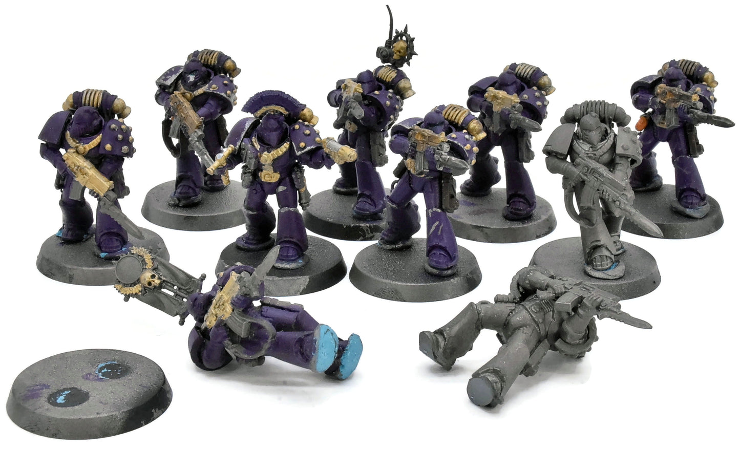 SPACE MARINES 10 Tactical Marines #2 Warhammer 40K 7201