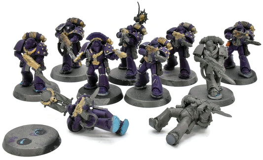 SPACE MARINES 10 Tactical Marines #2 Warhammer 40K 7201
