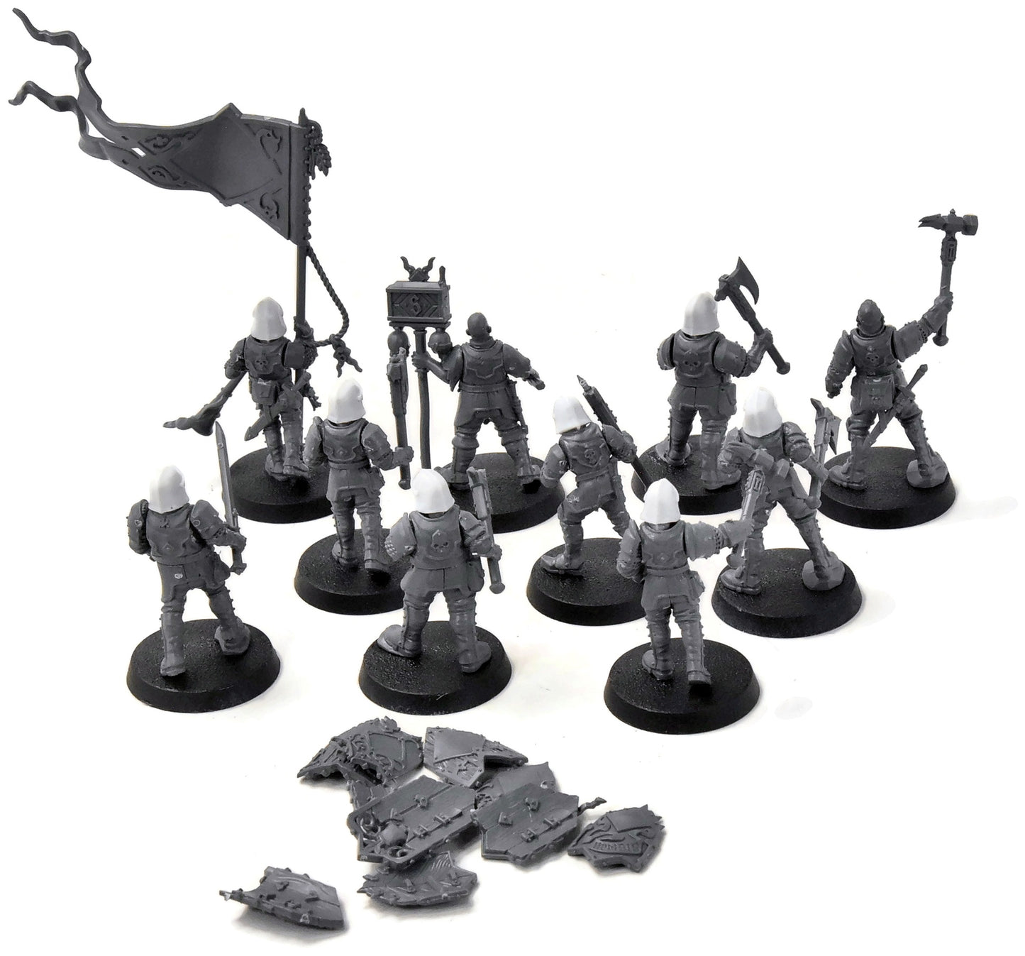 CITIES OF SIGMAR 10 Freeguild Steelhelms #2 Sigmar custom heads