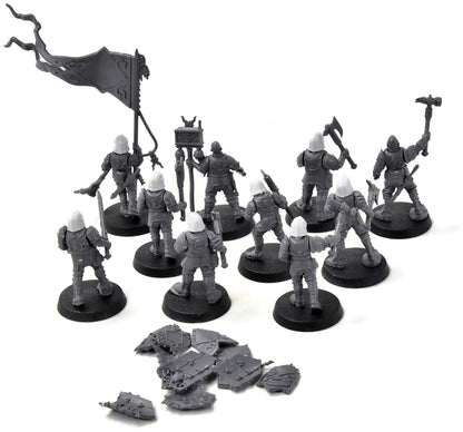 CITIES OF SIGMAR 10 Freeguild Steelhelms #2 Sigmar custom heads