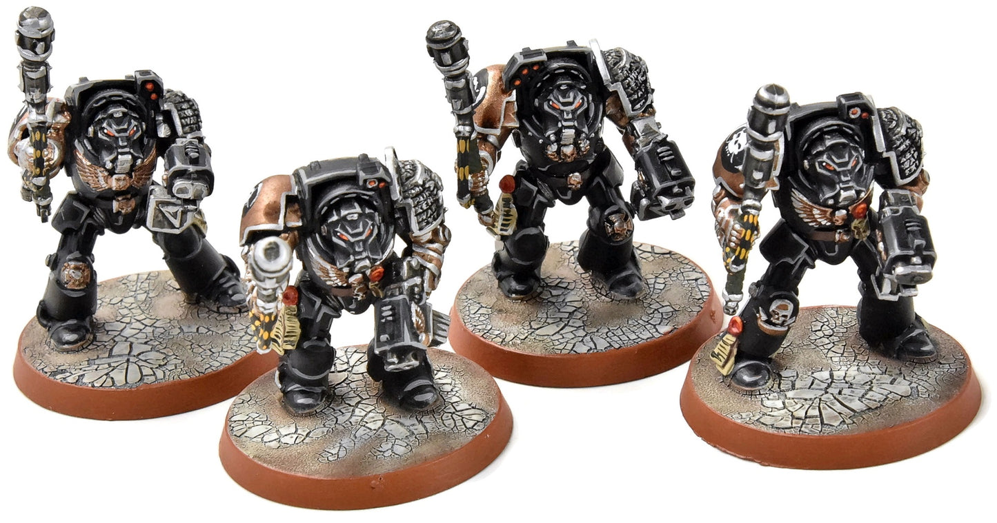 SPACE MARINES 4 Terminators #2 PRO PAINTED Warhammer 40K Terminator Squad