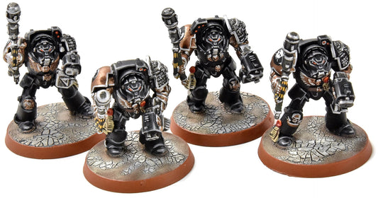 SPACE MARINES 4 Terminators #2 PRO PAINTED Warhammer 40K Terminator Squad
