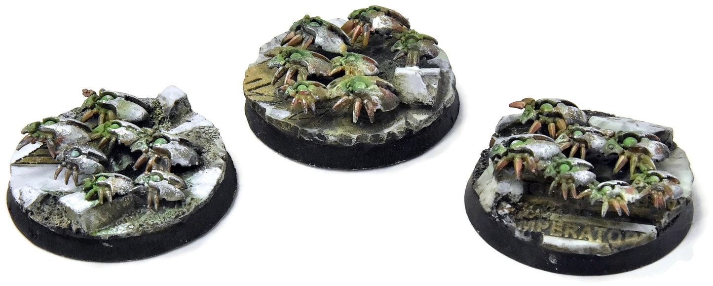 NECRONS 3 Scarab Swarms #2 WELL PAINTED Warhammer 40K 4956