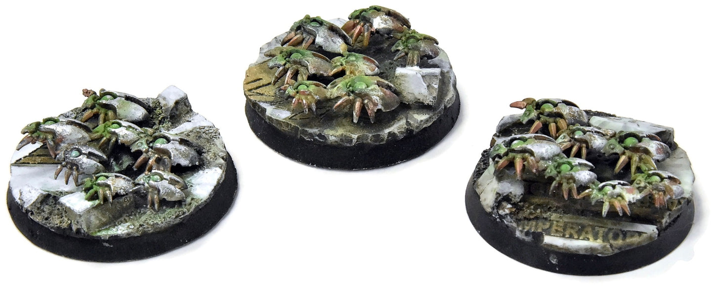 NECRONS 3 Scarab Swarms #2 WELL PAINTED Warhammer 40K 4956