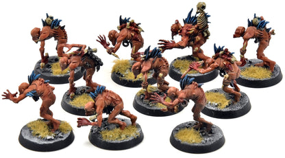 FLESH-EATER COURTS 10 Crypt Ghouls #2 WELL PAINTED Sigmar 7004