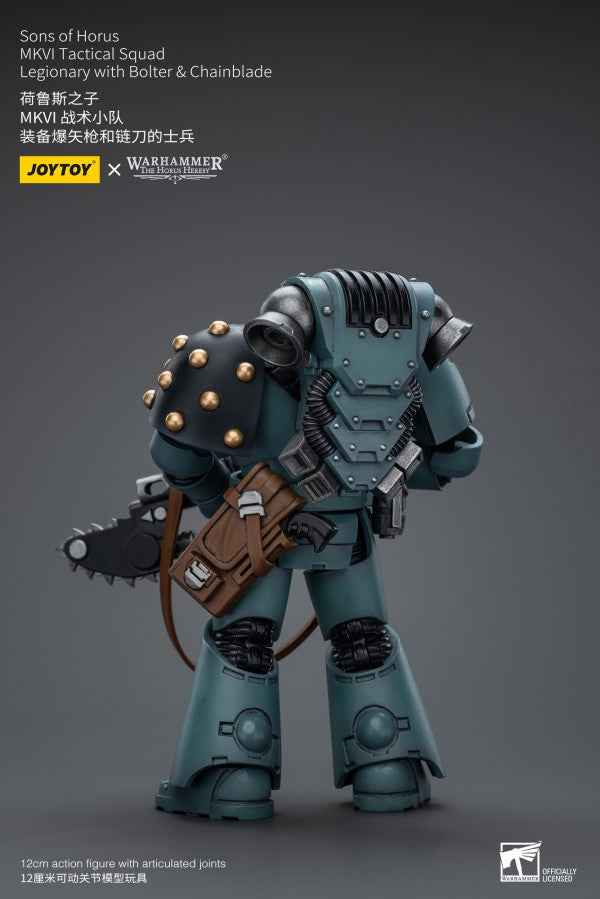 MKVI Tactical Squad Legionary with Bolter & Chainblade Sons of Horus Joy Toy