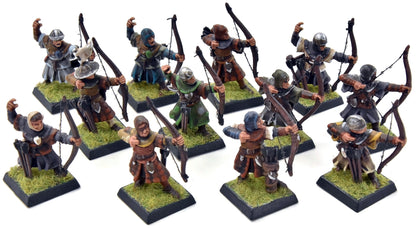 BRETONNIA 12 Peasant Bowmen #3 WELL PAINTED Warhammer Fantasy