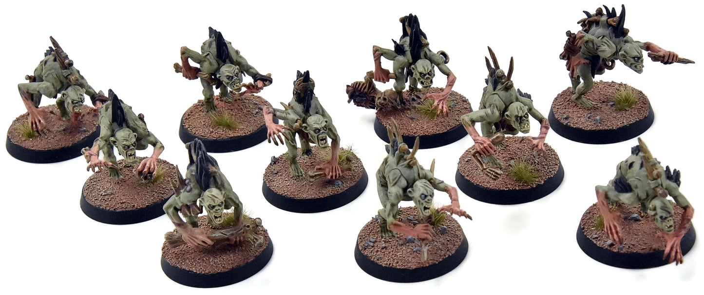 FLESH-EATER COURTS 10 Crypt Ghouls #2 WELL PAINTED Sigmar
