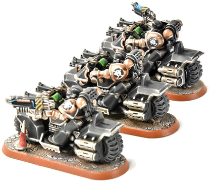 SPACE MARINES 3 Bikers #3 PRO PAINTED Warhammer 40K