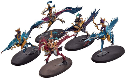 HEDONITES OF SLAANESH 5 Blissbarb Seekers #1 WELL PAINTED  Warhammer Sigmar