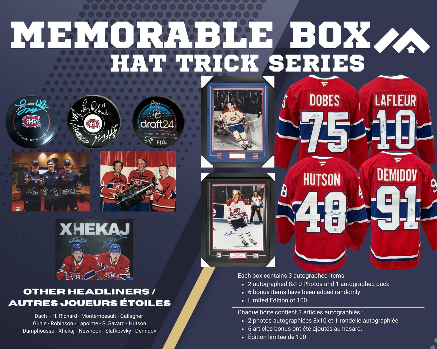 Memorable Box Hat Trick - Montreal Canadiens Edition Series 2