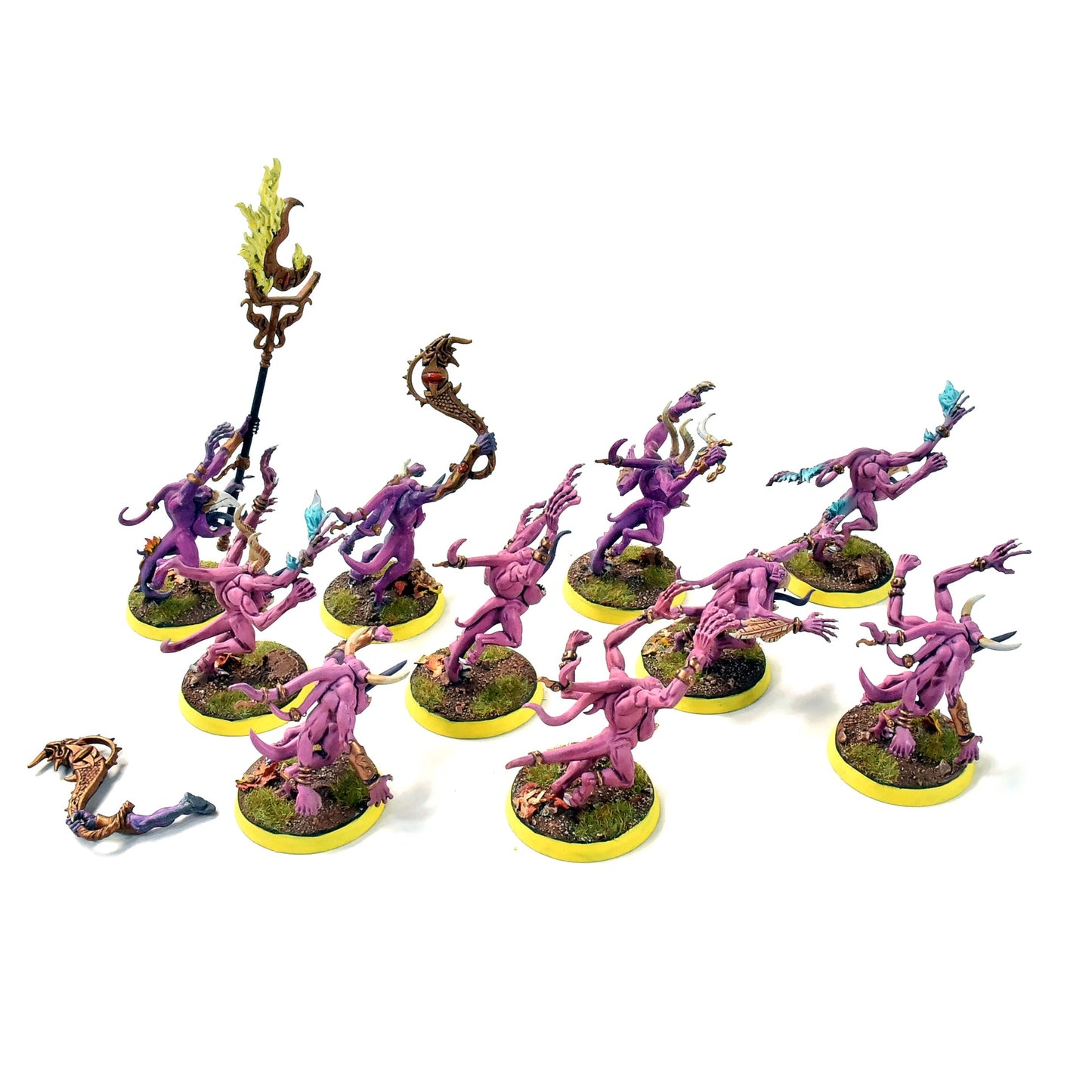 THOUSAND SONS 10 Pink Horrors #7 PRO PAINTED Warhammer 40K