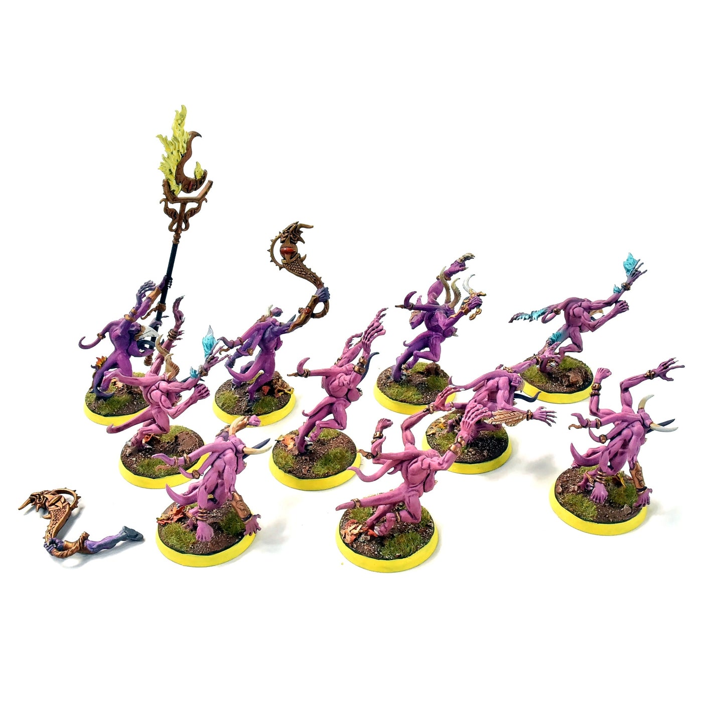 THOUSAND SONS 10 Pink Horrors #7 PRO PAINTED Warhammer 40K