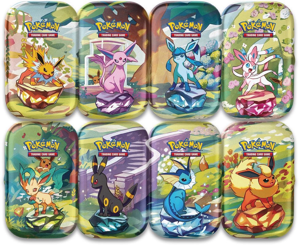 Pokemon Sv8.5 Prismatic Evolutions Mini Tin
