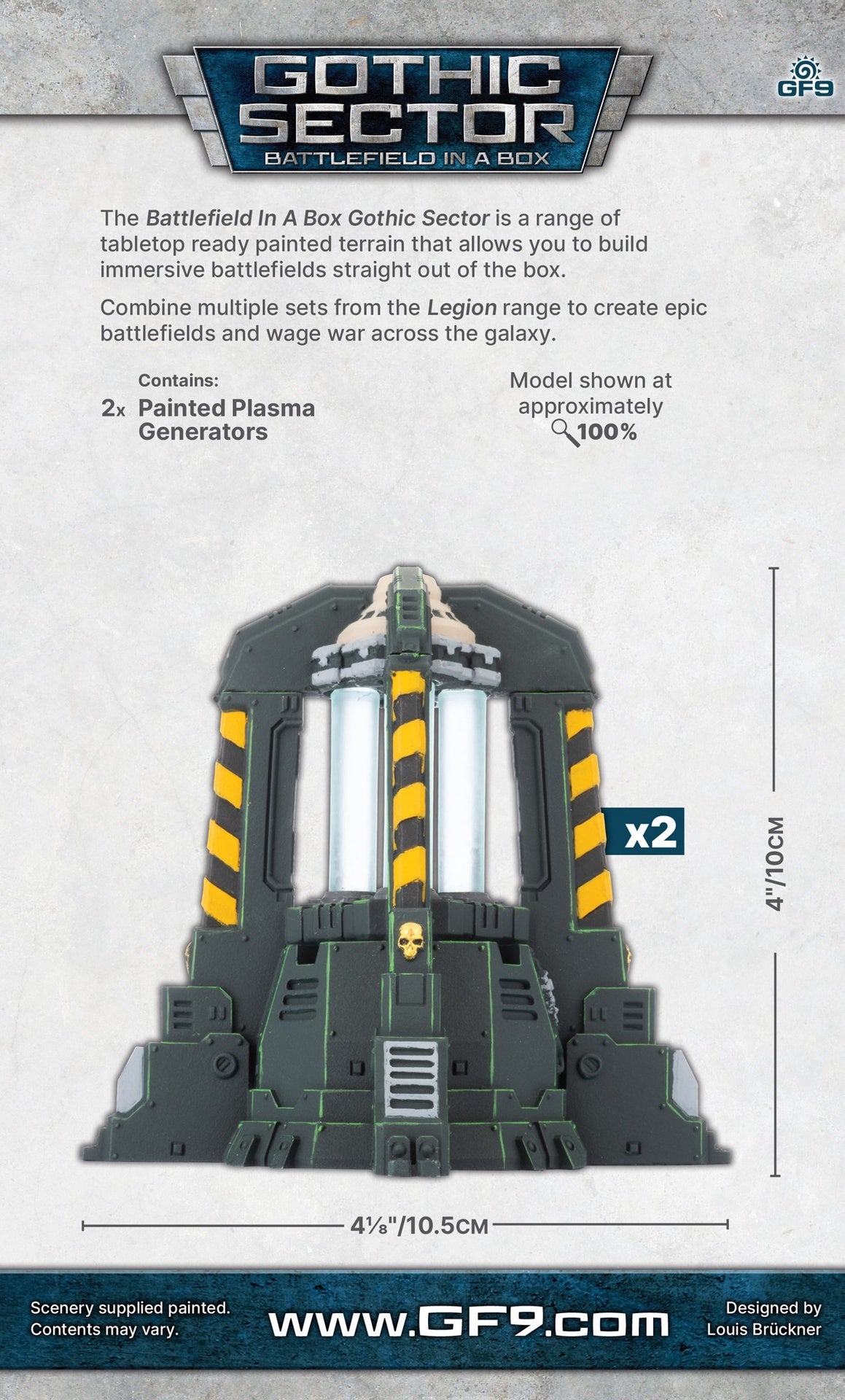 Battlefield In A Box - Gothic Sector Legion Plasma Generators