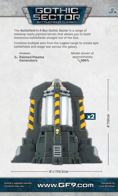 Battlefield In A Box - Gothic Sector Legion Plasma Generators
