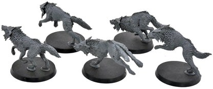 SPACE WOLVES 5 Fenrisian Wolves #8 Warhammer 40K