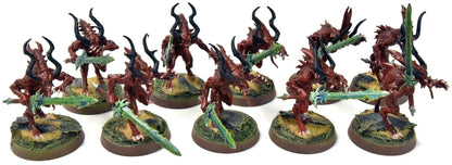 BLADES OF KHORNE 10 Bloodletters #7 WELL PAINTED Sigmar