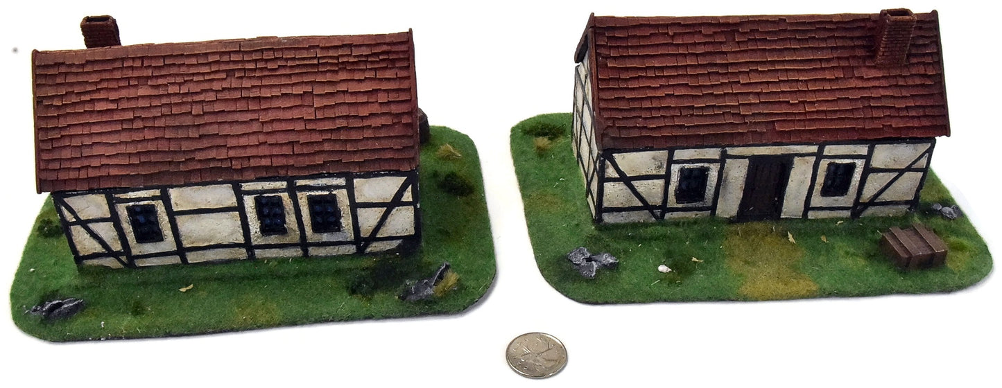 WARGAMING Scenery Terrain 2 Houses #1