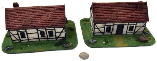 WARGAMING Scenery Terrain 2 Houses #1