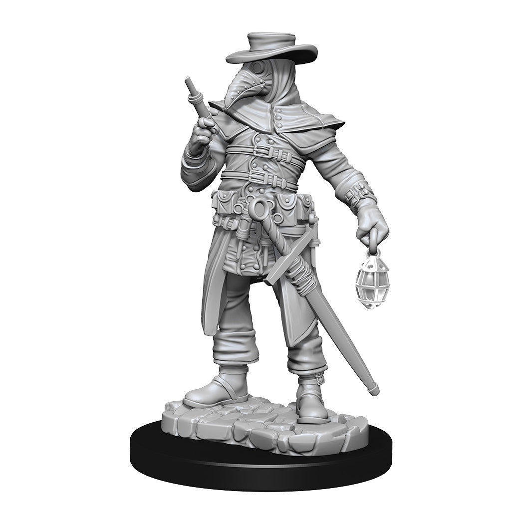 Wizkids Unpainted Minis Wv15 Plague Doctor/Cultist