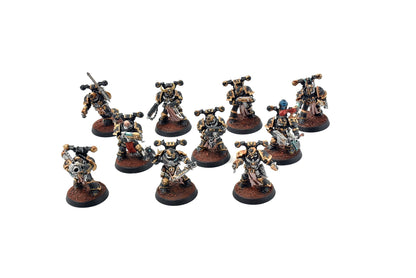CHAOS SPACE MARINES 10 Chaos Space Marines #1 PRO PAINTED 40k