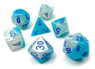 Gemini 7-die Set Turquoise-wht/bl Luminary