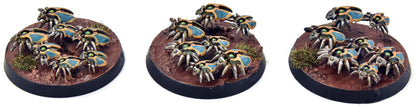 NECRONS 3 Scarab Swarms #1 WELL PAINTED Warhammer 40K 5134