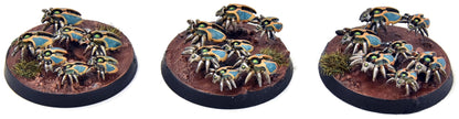 NECRONS 3 Scarab Swarms #1 WELL PAINTED Warhammer 40K 5134