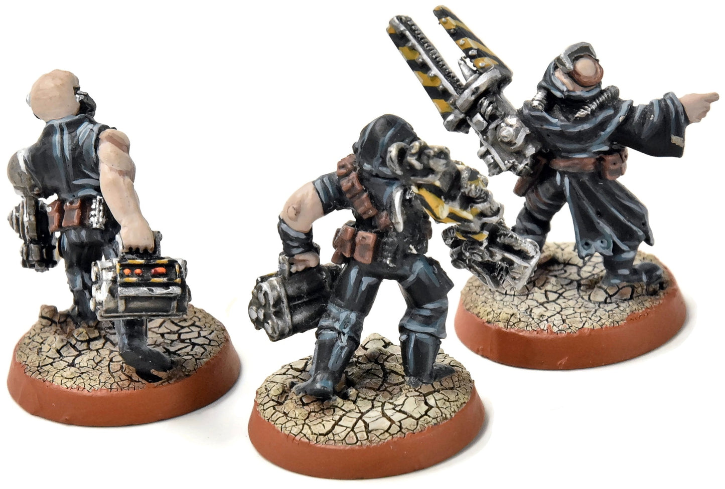 SPACE MARINES 3 Servitors #4 METAL PRO PAINTED Warhammer 40K