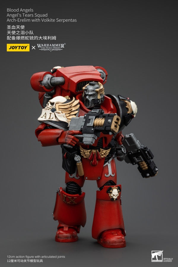 Angel's Tears Squad Arch-Erelim with Volkite Serpentas Blood Angels Joy Toy