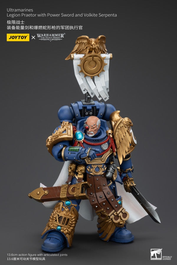 Legion Praetor with Power Sword and Volkite Serpenta Ultramarines Joy Toy